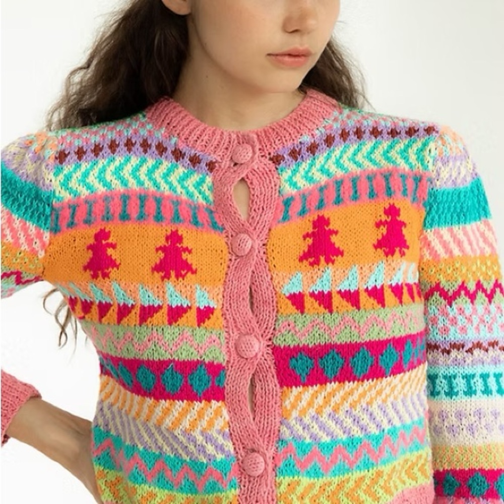 NWT TACH Anais Knit Sweater Cardigan